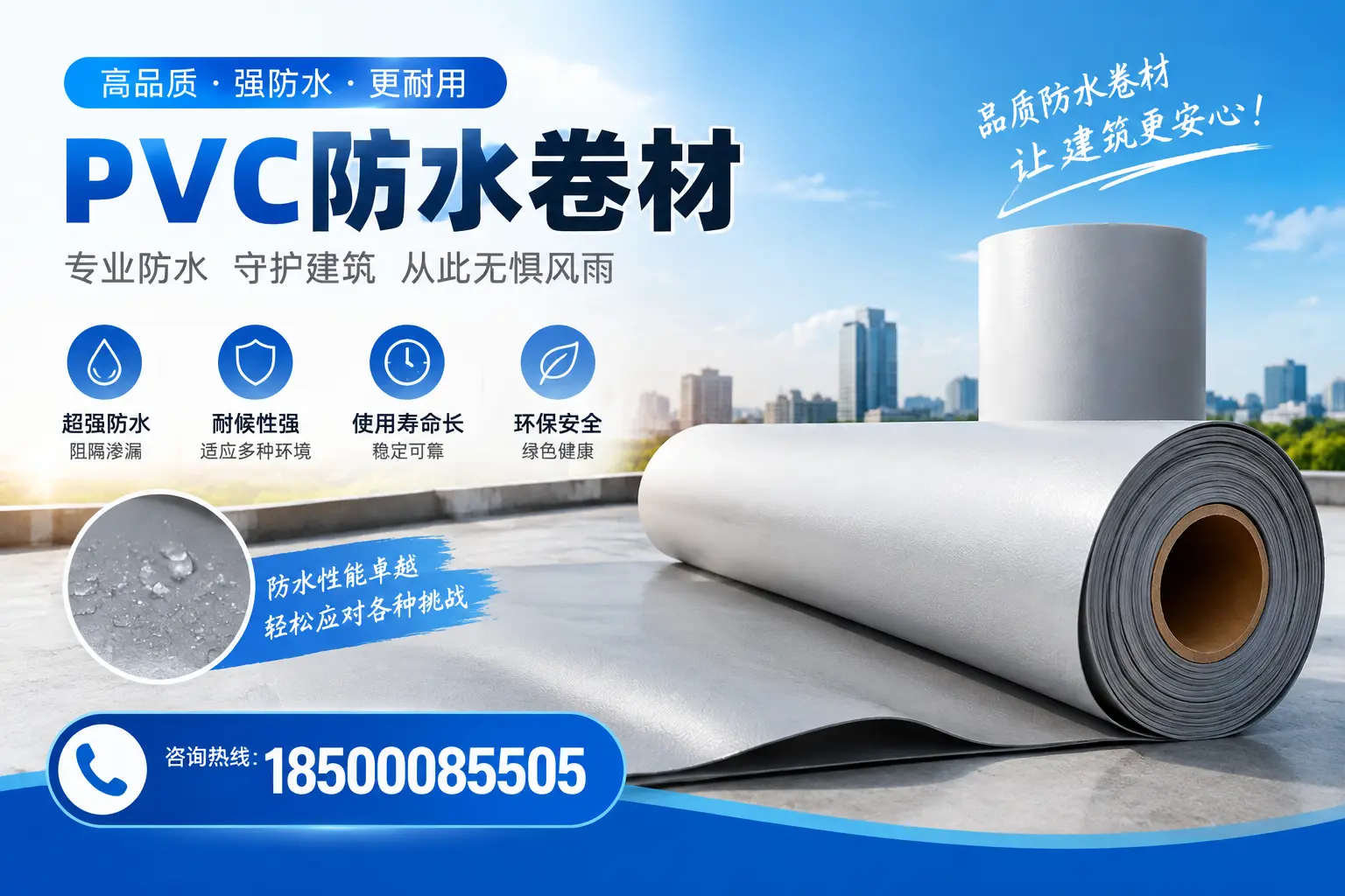 如何选择高质量的PVC防水卷材?保亭消费者必看指南